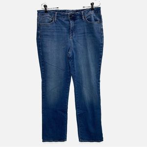 Gloria Vanderbilt All Around Slimming Effect Rail Straight Jean Size 12 Short